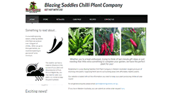 Desktop Screenshot of blazingsaddleschilliplants.com