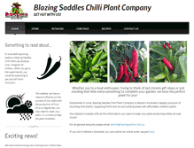 Tablet Screenshot of blazingsaddleschilliplants.com